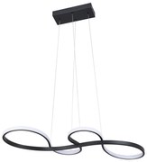 LED Luster na lanku SALSA LED/38W/230V 4000K čierna