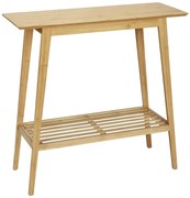Bambusový konzolový stolík v prírodnej farbe 30x80 cm Kona - Wenko
