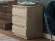 Skrinka/vysoký nočný stolík Carlos 403S, dub sonoma%