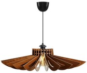 Luster na lanku 1xE27/60W/230V hnedá pr. 68 cm