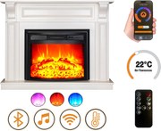 Elektrický krb Mykonos EF 4 White