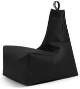 Čierny sedací vak z imitácie kože Icy L – So Soft?