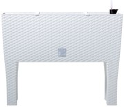 Prosperplast Truhlík so zavlažovacím systémom Rato Case High (biela, 80 x 62 x 33 cm (Š x V x H)) (100275859)