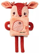 Lilliputiens - Detská textilná svietiaca knižka jelenček Stella