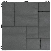 Gumová dlaždica STONE MOSAIC 30 x 30 cm, sivá MHEU5100182