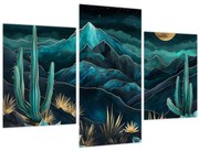 Obraz - Tyrkysová noc (90x60 cm)