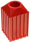 Plastový box pre nástroj s kužeľovou stopkou MORSE M3 50x50, modul 5x5, 1 dutina, červená