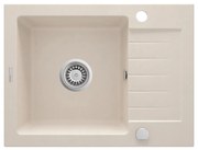 Deante ZQZ_511A - Kuchynský drez ZORBA 58x44 cm granit/béžová