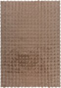 Kusový koberec Waffle Faux Fur Taupe, 180x290, hnedá, obývacia izba, Flair Rugs