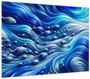 Obraz – Ryby vo vlnách (70x50 cm)