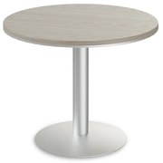 Konferenčný stôl TopOffice priemer 100 cm, driftwood