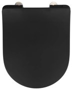 WENKO 23827100-WC sedadlo SEDILO 45,2x36,2 cm čierna/strieborná