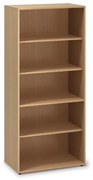 Vysoká skriňa ProOffice 80 x 45 x 178 cm, buk