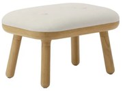 Stolička v bielo-prírodnej farbe Paff Low – UMAGE