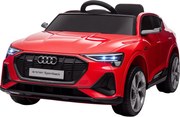 HOMCOM 12V Elektrické Detské Auto Audi E-tron s Diaľkovým Ovládaním, Bezpečnostný Pás, Hudba (MP3/USB/TF), Detské Vozidlo pre Deti 3-5 rokov, 3-5 km/h