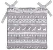 Podsedák s výplňou Nordic Grey - 40 * 40 cm