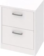 Nočný stolík Mega 40, biela%