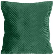 DEKORAČNÁ OBLIEČKA NA VANKÚŠ SOFIA 45X45 CM TMAVOZELENÁ
