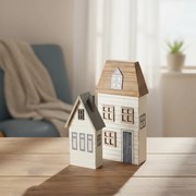 Drevené domčeky Bergström - sada 2ks Variant: Sada 1