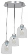 Luster na lanku FILL 3xE27/60W/230V okrúhly