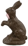 Dekorácia čokoládavá figúrka králik - 8*4*13 cm