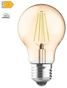 Diolamp LED Filament žiarovka A60 Amber 8W/230V/E27/2700K/940Lm/360°/Step Dim