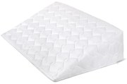 Bellatex Klinový podhlavník s prešitím biela, 80 x 50 x 20 cm