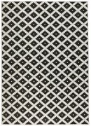 Obojstranný koberec Hanse Home Twin Nizza čierny / krémový