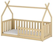 Posteľ Domček Bodzio 90x200 borovica