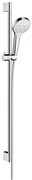 Hansgrohe Croma Select S, sprchová sada Multi EcoSmart 9 l/min so sprchovou tyčou 90 cm, biela/chrómová, HAN-26571400