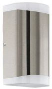 Eglo 75543 - LED Vonkajšie nástenné svietidlo CARPINERA 2xGU10/4,6W/230V IP44