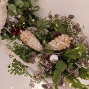 DECOLED Dekorácia, borovicové šišky 4 ks, 11 cm