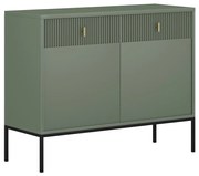 Komoda SUE zelená/čierna