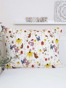 Krepová obliečka na vankúš Renforcé 70 × 90 cm - Motýliky
