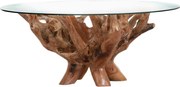 XXXLutz KONFERENČNÝ STOLÍK, hnedá, drevo, sklo, 110/46 cm Landscape - Stolíky do obývačky - 001877038401
