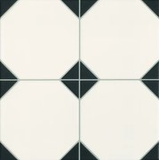 Dlažba Realonda Octagon black 33x33 cm mat OCTAGONBK