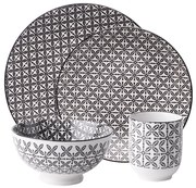 Porcelánový set 24 ks – Gaya Elements Wood - W0093