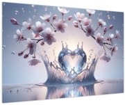 Obraz - Diamantové srdce (90x60 cm)