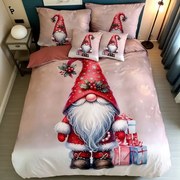 Obliečky NADELLE RED GNOM 3-dielna sada 140x200 cm