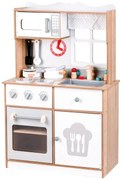 Drevená kuchynka XXL + kuchynské náradie Ecotoys