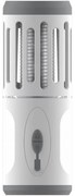 LED Prenosná nabíhacia lampa s lapačom hmyzu LED/6W/1800 mAh IPX4 biela/šedá