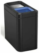 Simplehuman Otvorený kôš RECYCLER Slim 20 l, čierna
