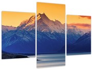 Obraz - Jazero Pukaki (90x60 cm)