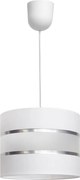 Luster na lanku HELEN 1xE27/15W/230V biela