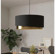 Eglo 39926 - Luster na lanku MANDERLINE 1xE27/40W/230V čierna/zlatá