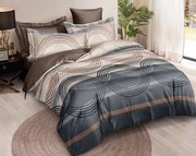 Mikroflanelové obliečky CIRVONA hnede-sivé Rozmer obliečky: 70 x 80 cm | 140 x 200 cm