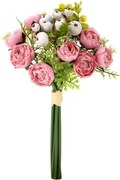 Umelá kytica Iskerníky, ružová%