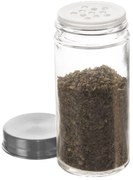 Orion Korenka sklenená s nerezovým viečkom a sypátkom PIMEN, 80 ml