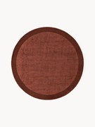 Okrúhly koberec's krátkym vlasom Kari