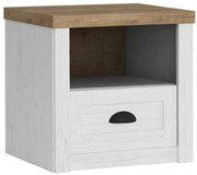 Nočný stolík Prowansja SN borovica andersen/dub lefkas